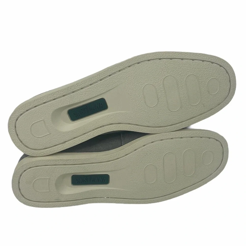 Eastland Grey Yarmouth 1-Eye Canvas Boat Shoes